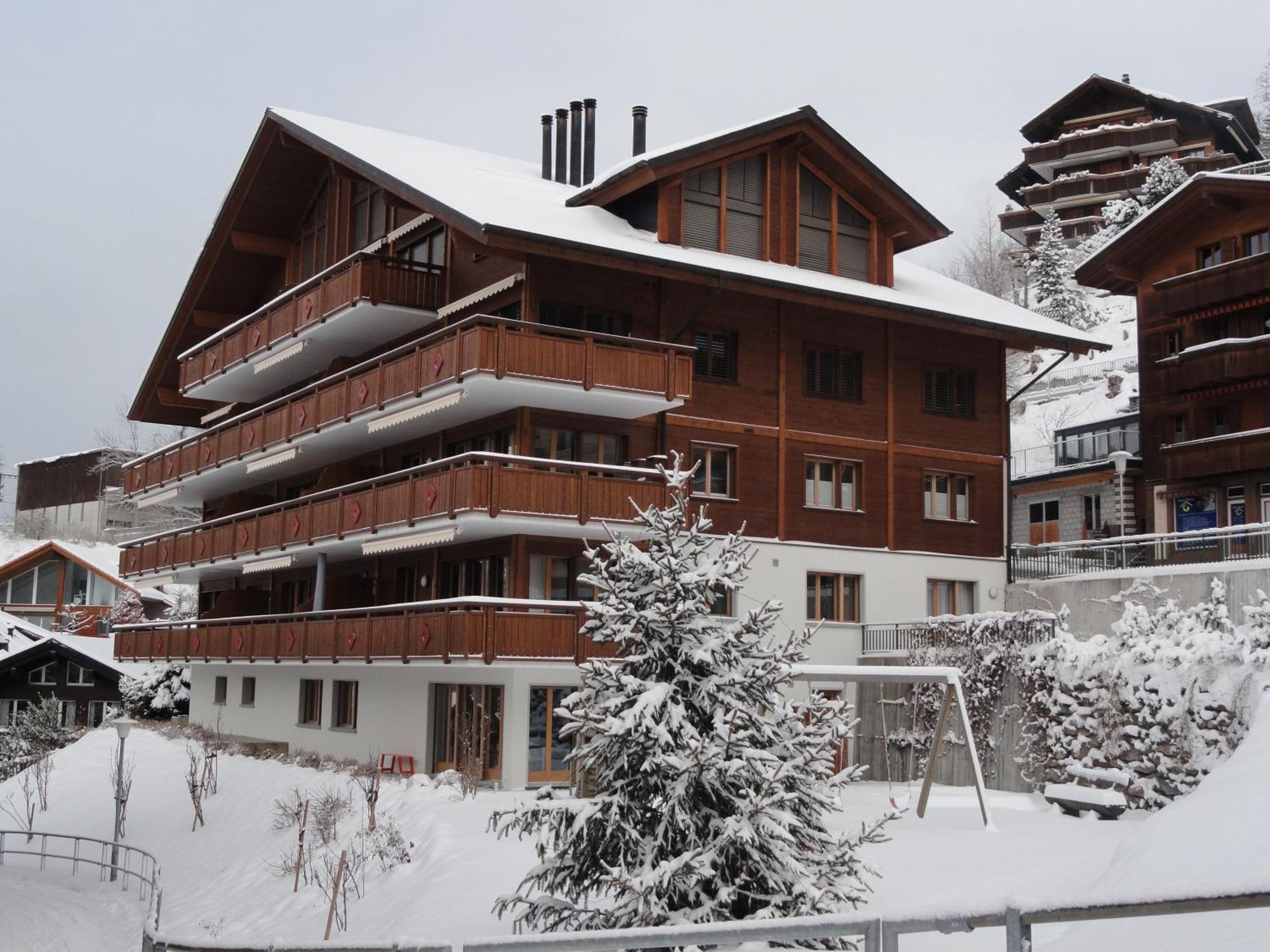 Chalet Bella Vista 6 Wengen Exterior foto